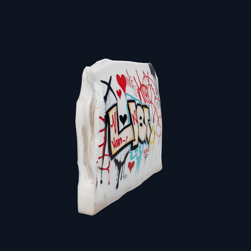 Urban Graffiti Wall model pack